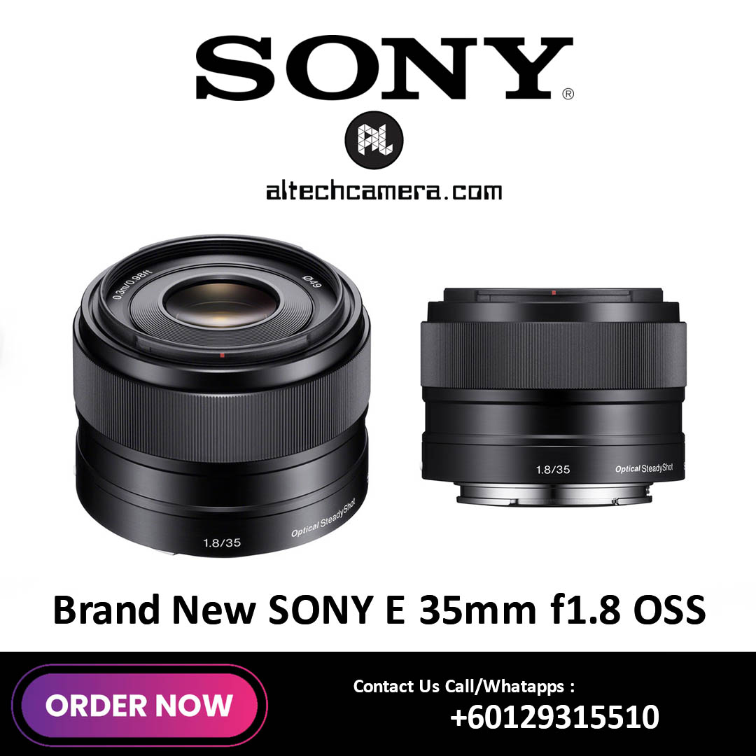 (OCT SALE - TNG RM100) Sony E 35mm f1.8 OSS Lens — Sony E 35mm f/1.8 OSS Lens