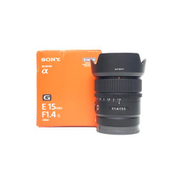[USED] Sony E 15mm f1.4 G Lens  (99% Like New With Box)