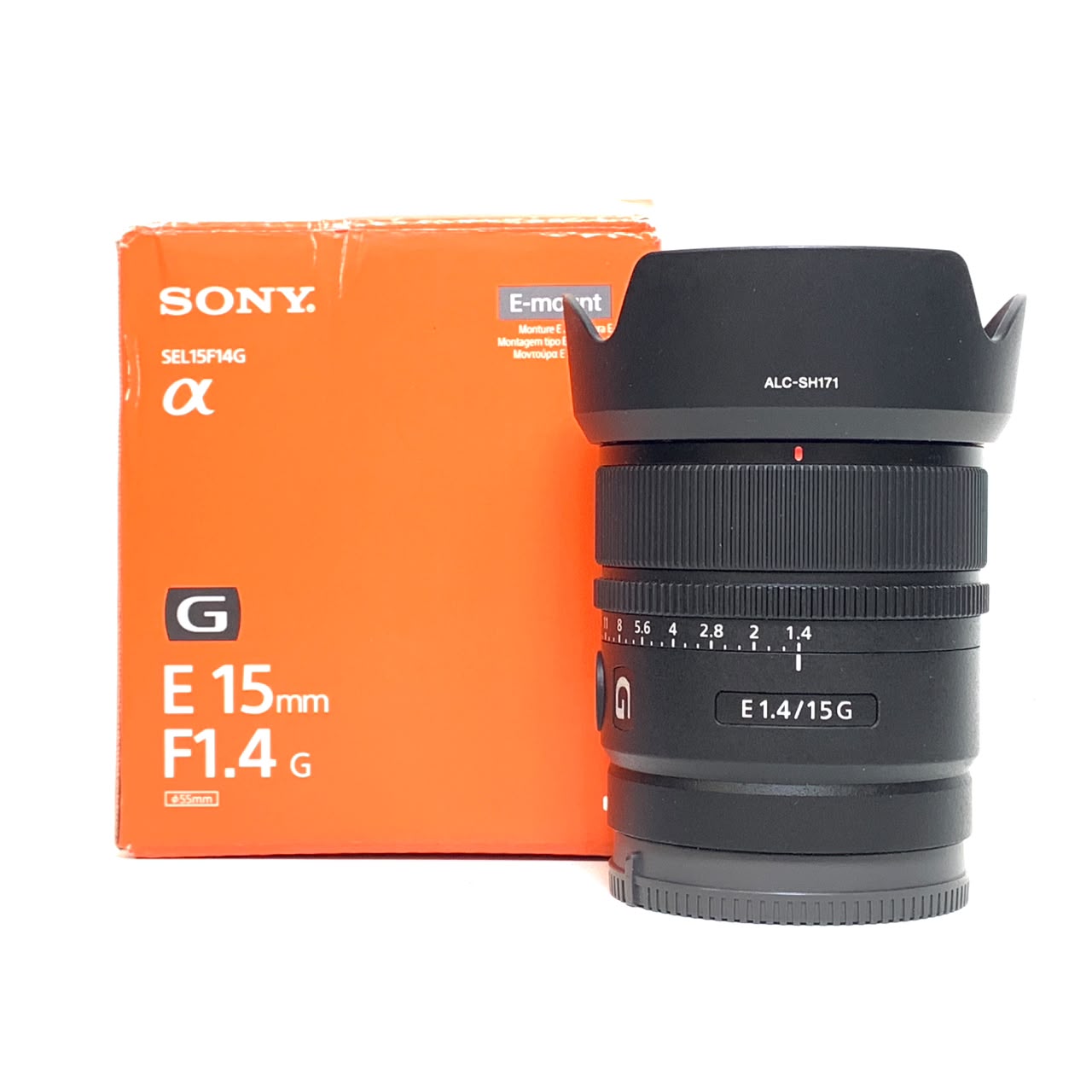 [USED] Sony E 15mm f1.4 G Lens  (99% Like New With Box) — [USED] Sony E 15mm f1.4 G Lens