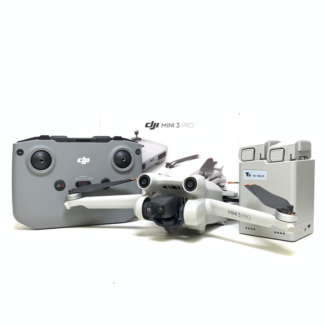 [USED] DJI Mini 3 Pro Combo (Charge Cycle 21+ , 95% Like New) — [USED] DJI Mini 3 Pro Drone Combo ( Total 3 Battery + OEM Charging Hub + Bag )