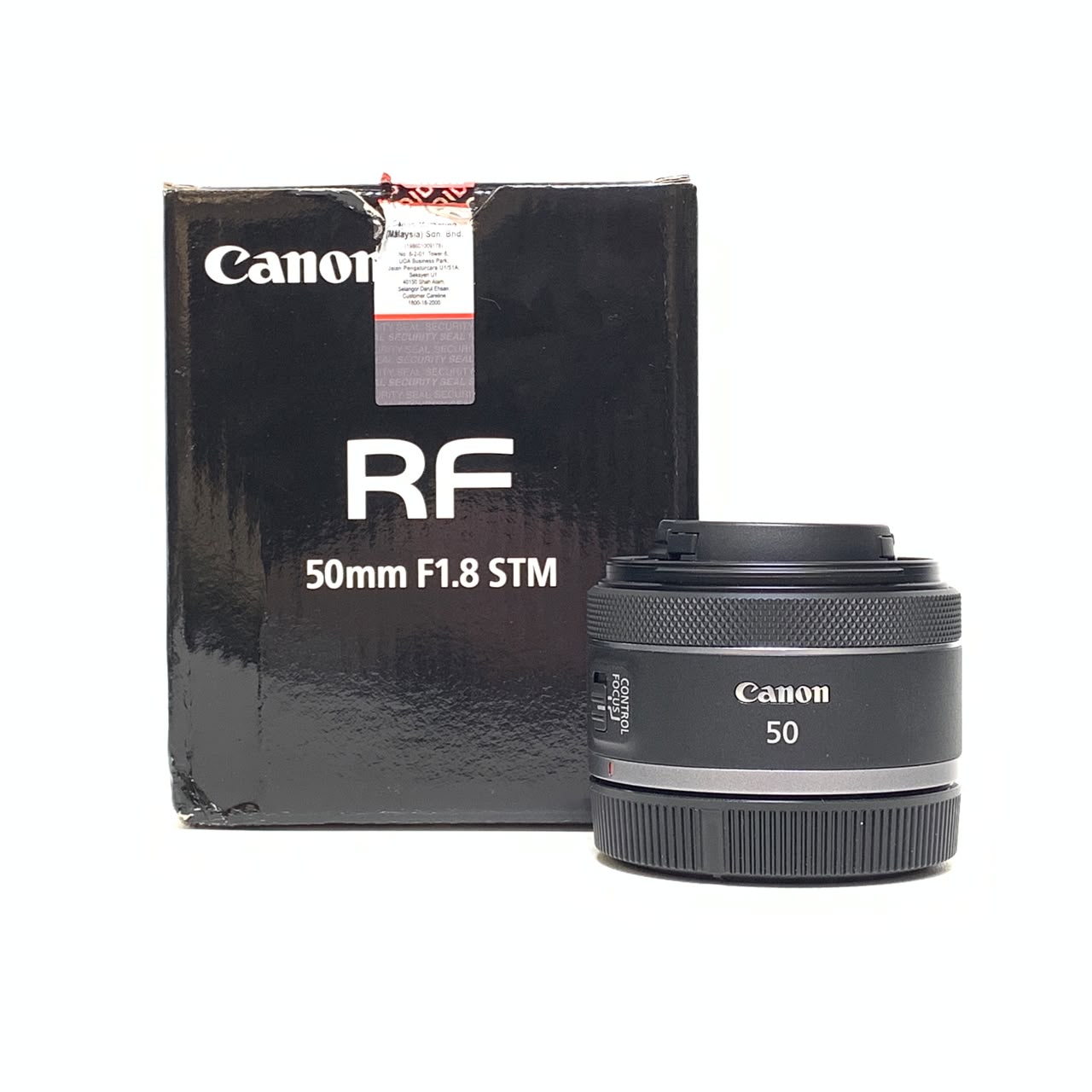 [USED] Canon RF 50mm F1.8 STM Lens ( Canon My Wty Til April 2027, 98% Like New With Box) — [USED] Canon RF 50mm F1.8 STM