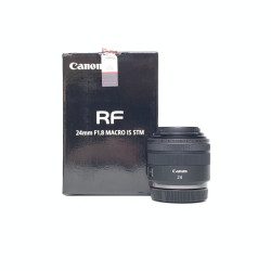 [USED] Canon RF 24mm F1.8 MACRO IS STM Lens ( Canon My Wty Until April 2027, 98% Like New With Box)