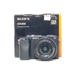 [USED] Sony A6400 Kit 16-50mm Mirrorless Camera (SC 11K, 98% Like New With Box)