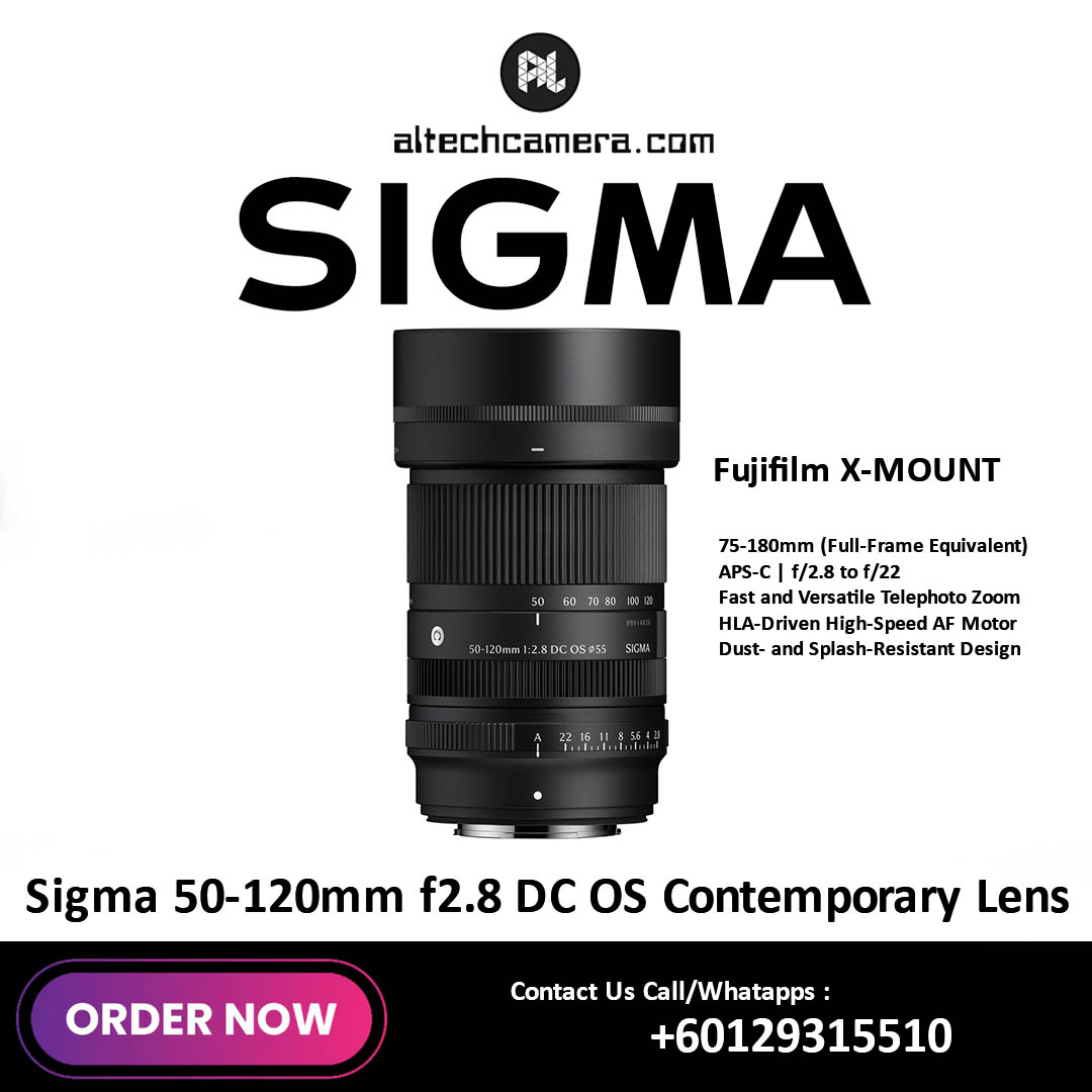 Sigma 50-120mm f2.8 DC OS Contemporary Lens (Fujifilm X-Mount) — Sigma 50-120mm f2.8 DC OS Contemporary Lens (Fujifilm X-Mount)