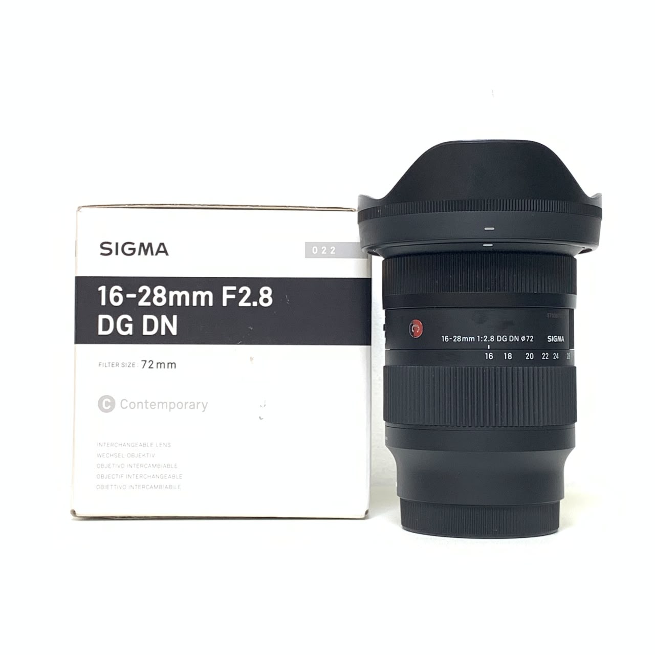 [USED] Sigma 16-28mm F2.8 DG DN Contemporary Lens for Sony E Mount (98% Like New) — [USED] Sigma 16-28mm F28 DG DN C Lens for Sony E Mount
