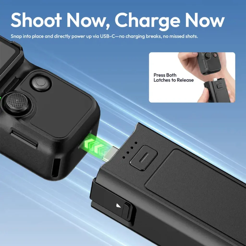 ULANZI PK-22 2-IN-1 POWER HANDLE FOR POCKET 3 (C114) — ULANZI PK-22 2-IN-1 POWER HANDLE FOR POCKET 3 (C114)