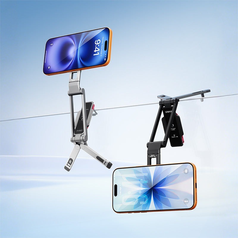 Ulanzi MA67 Magnetic Tri-FOLD Phone Stand (Black) — Ulanzi MA67 Magnetic Phone Stand, Black