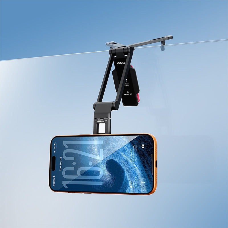 Ulanzi MA67 Magnetic Tri-FOLD Phone Stand (Black) — Ulanzi MA67 Magnetic Phone Stand, Black