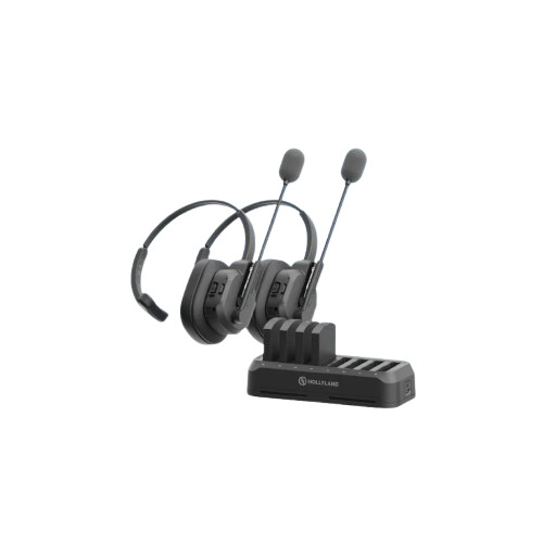Hollyland Solidcom SE 2 1.9Ghz Full-Duplex Wireless Intercom Headset System with Dual-Mic ENC (2S / 4S / 6S / 8S / 11S) — Hollyland Solidcom SE 2 2S 1.9Ghz (2 Users)