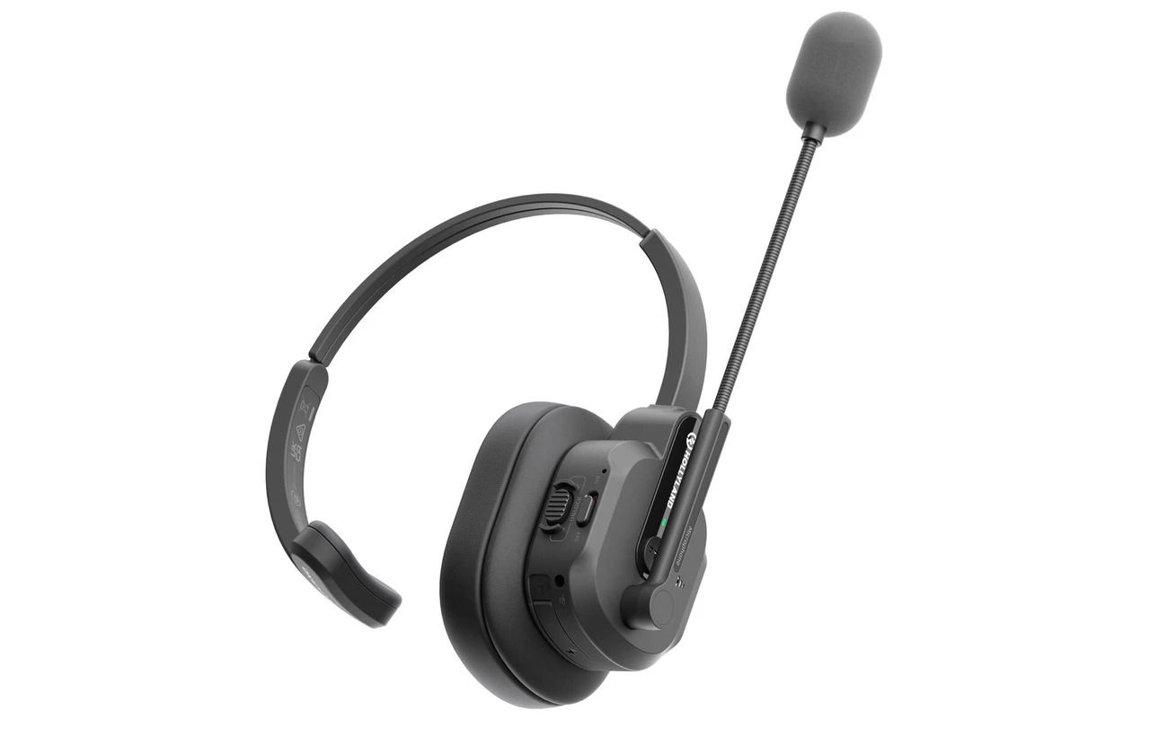 Hollyland Solidcom SE 2 1.9Ghz Full-Duplex Wireless Intercom Headset System with Dual-Mic ENC (2S / 4S / 6S / 8S / 11S) — Hollyland Solidcom SE 2 4S 1.9Ghz (4 Users)
