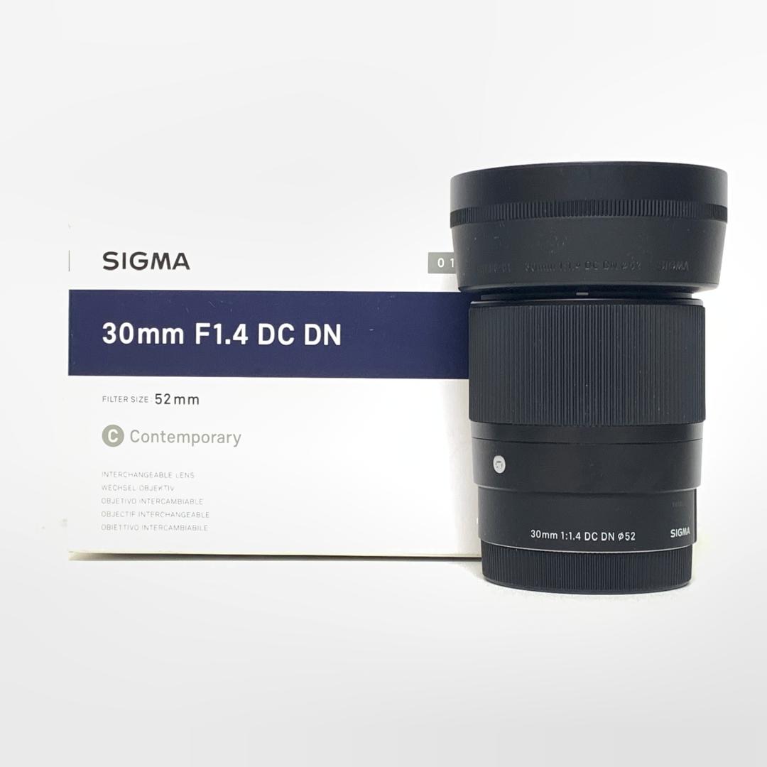 [USED] Sigma 30mm F1.4 DC DN C Lens for Sony E-Mount (98% Like New With Box) — [USED] Sigma 30mm F1.4 DC DN C Lens for Sony E-Mount