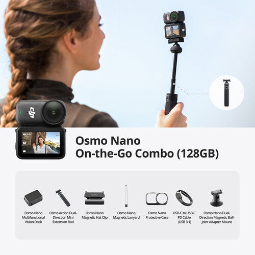 DJI Osmo Nano On-the-Go Combo (128GB) // Nano On The Go — DJI Osmo Nano On-the-Go Combo (128GB)