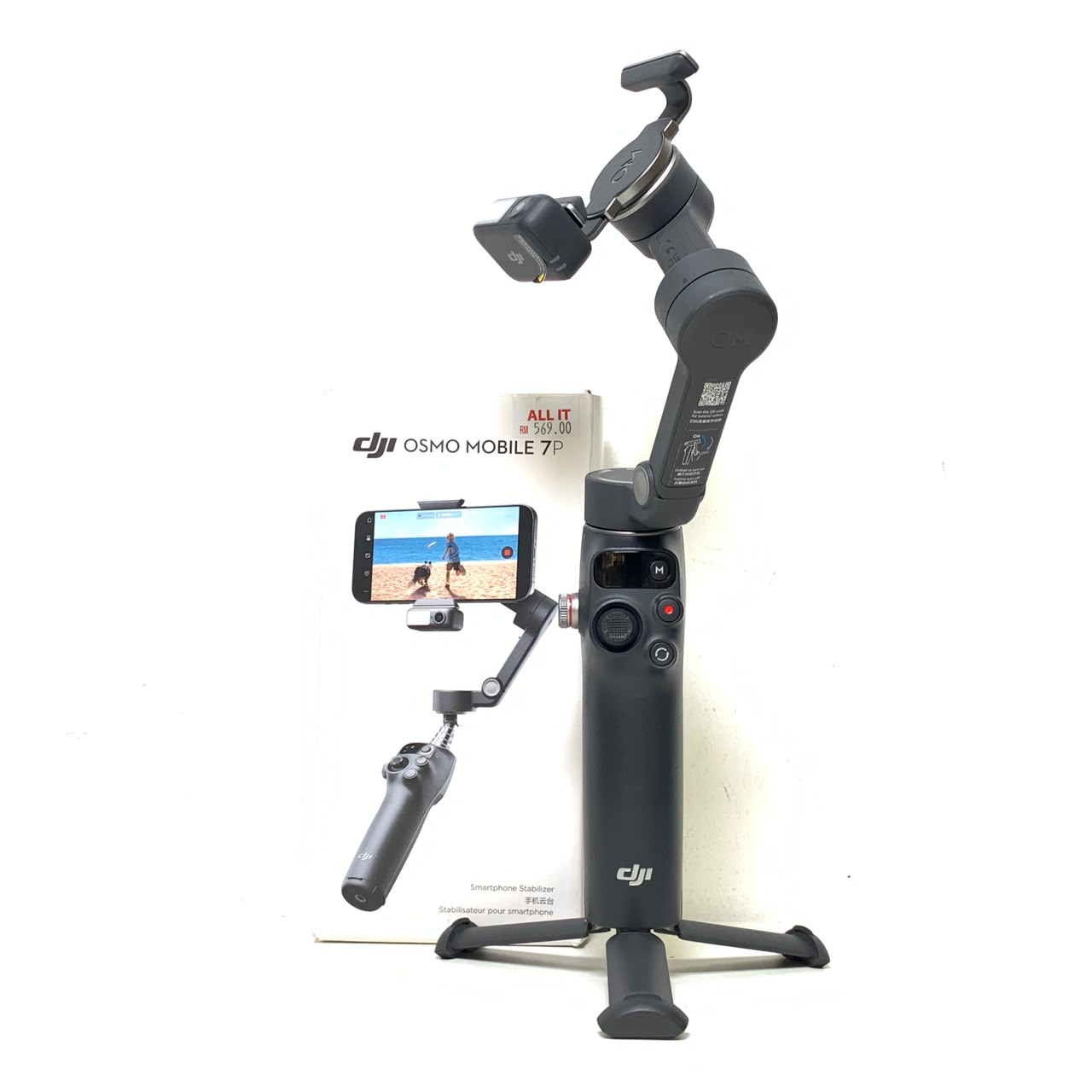 [USED] DJI Osmo Mobile 7P OM7P OM 7P Smartphone Gimbal (98% Like New With Box) — DJI Osmo Mobile 7P Smartphone Gimbal
