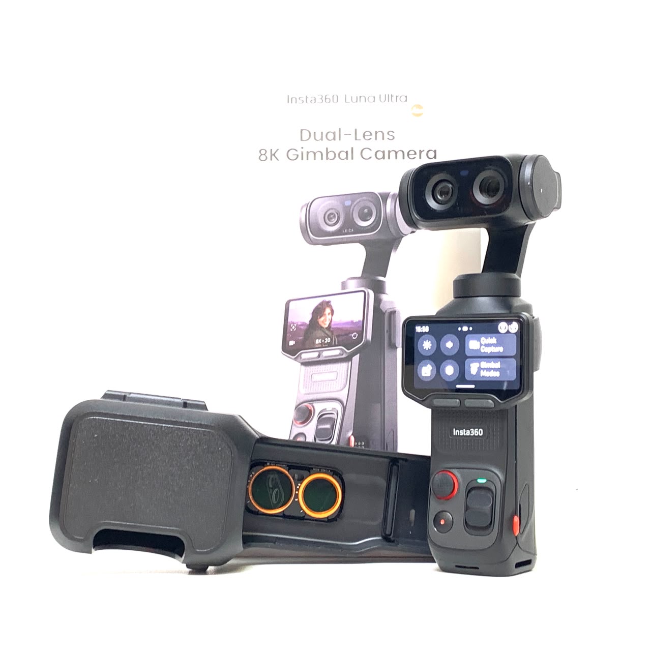 [USED] Insta360 Luna Ultra Standard Combo (Cosmic Black) (Insta360 My Wrty Until JULY 2027, 99% Like New With Box) — [USED Insta360 Luna Ultra Standard Combo (Cosmic Black)