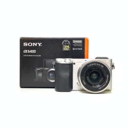 [USED] Sony A6400 with 16-50mm Kit Lens (Silver) (SC 1K Only, 99% Like New With Box)