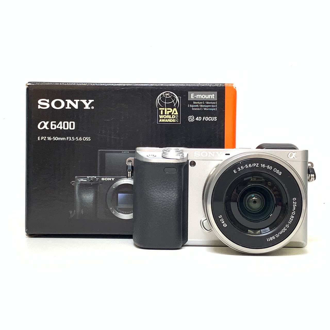 [USED] Sony A6400 with 16-50mm Kit Lens (Silver) (SC 1K Only, 99% Like New With Box) — [USED] Sony A6400 with 16-50mm Lens