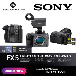 [READY STOCK] Sony FX5 Cinema Camera with XLR Handle Unit (FREE 240GB CFEXPRESS TYPEA)