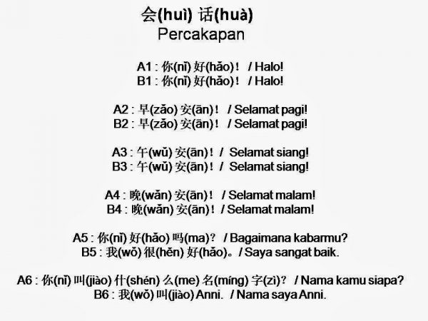 Gambar Selamat Pagi Bahasa Mandarin