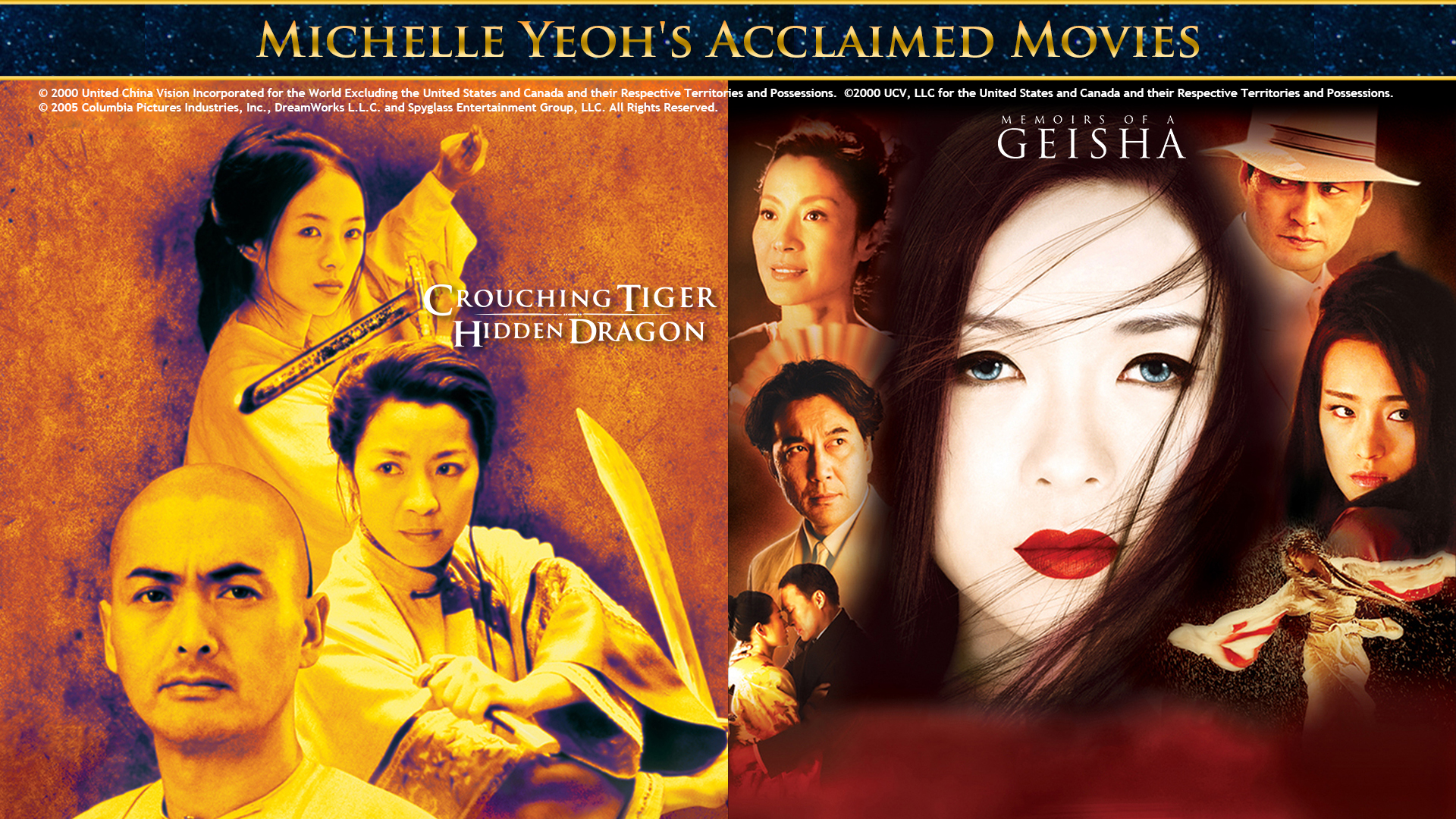 MICHELLE YEOH'S ACCLAIMED MOVIES