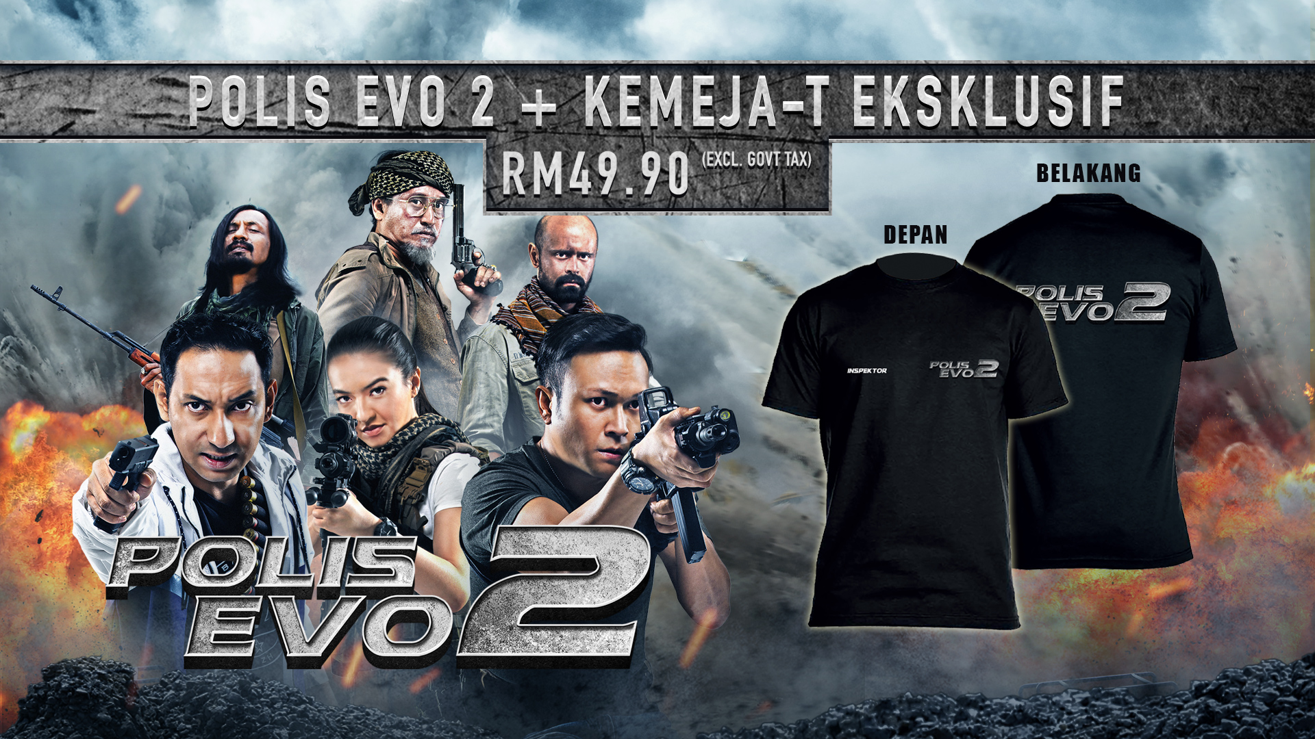 POLIS EVO 2 + EXCLUSIVE T-SHIRT