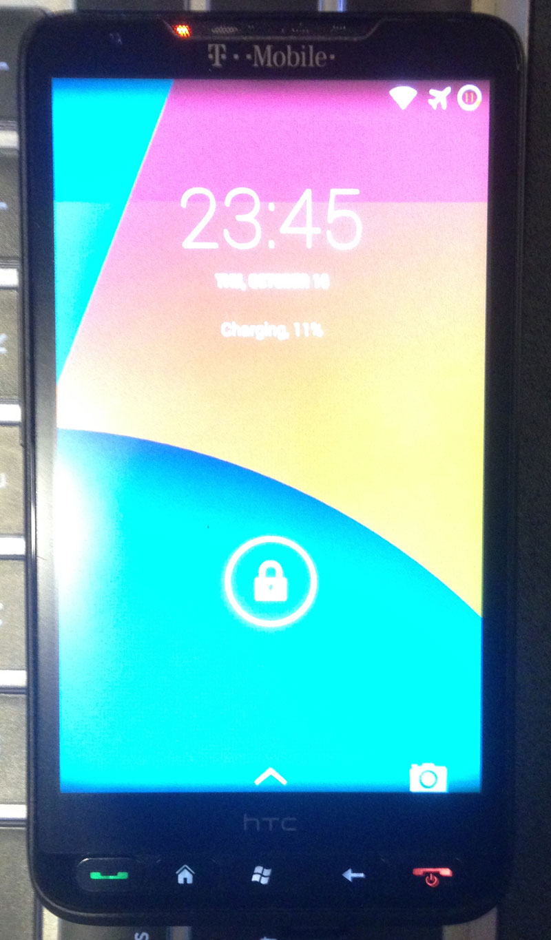 HTC HD2 T-mobile còn nguyên tem void, sạc cáp zin HTC, thẻ 8gb, mặt lưng như mới - 1