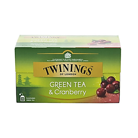 Green Tea & Cranberry 25Teabags