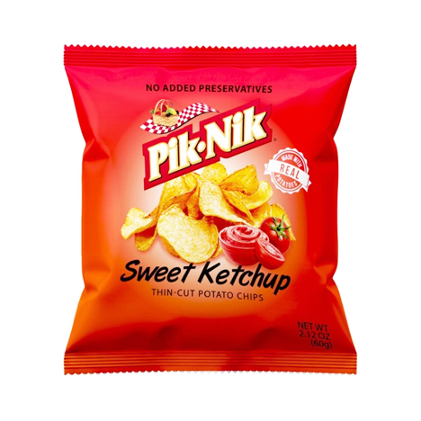Potato Chips Sweet Ketchup