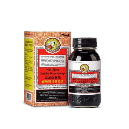 Pei Pa Koa Syrup for Cough and Sore Throat Relief