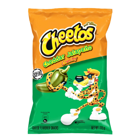 Cheetos Crunchy Cheddar Jalapeño Flovred Snack