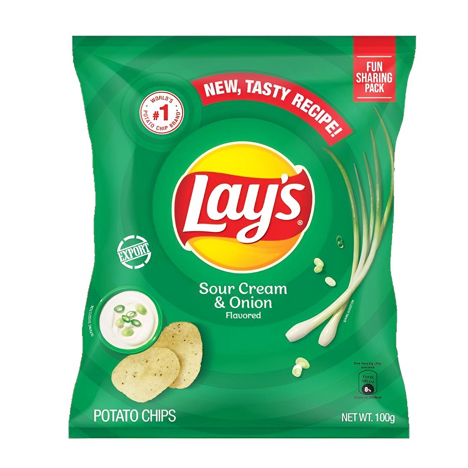 Lays Potato Chips Sour Cream & Onion