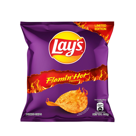 Lays Flamin Hot Potato Chips