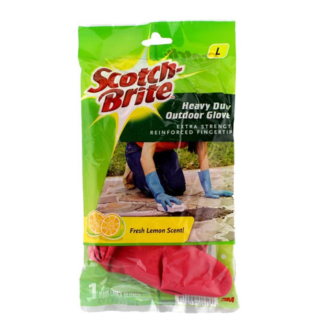 Scotch Brite Heavy Duty Outdoor Gloves Large