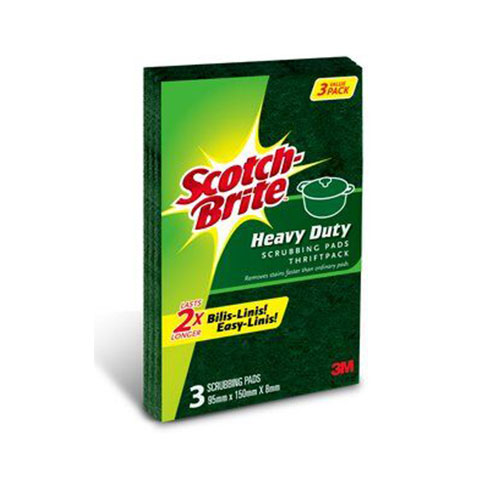 Scotch Brite Heavy Duty Scrub Pad Thriftpack