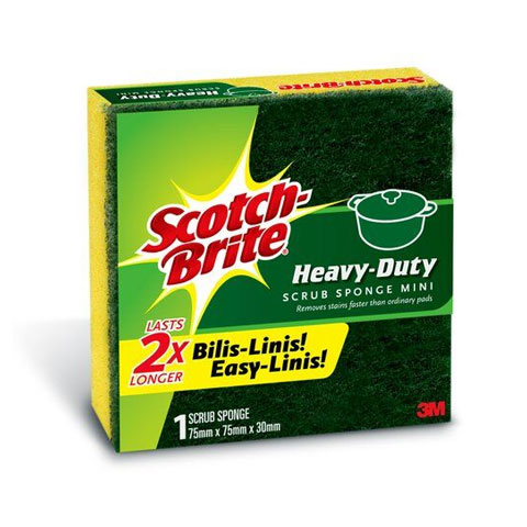 Scotch Brite Heavy Duty Scrub Sponge Mini