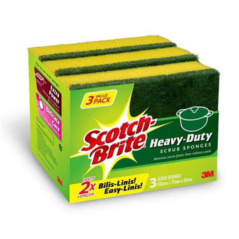 Scotch Brite Heavy Duty Scrub Sponge Value Pack