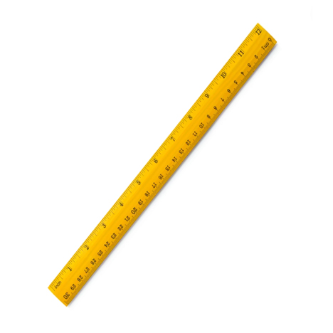 Wooden Ruler 12"