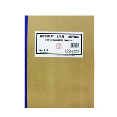 VECO Subsidiary Sales Journal No. 717 - 12 Columns