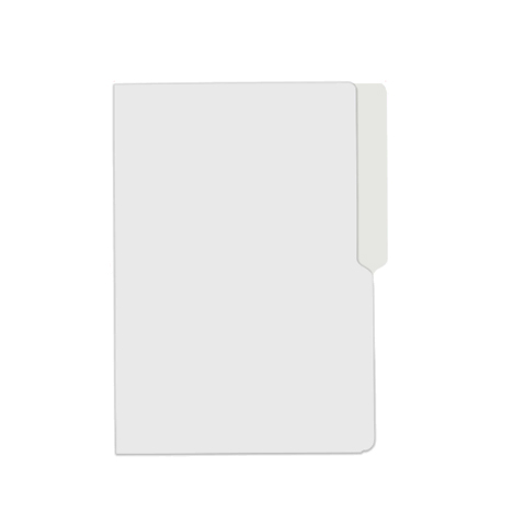 System File Folder White Short