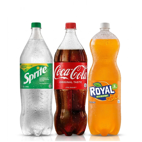 Rainbow Bundle Coke+Sprite+Royal Tru-Orange