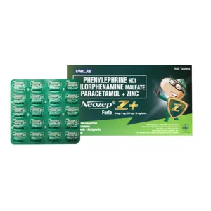 Neozep Z+ Forte Tablet 500mg