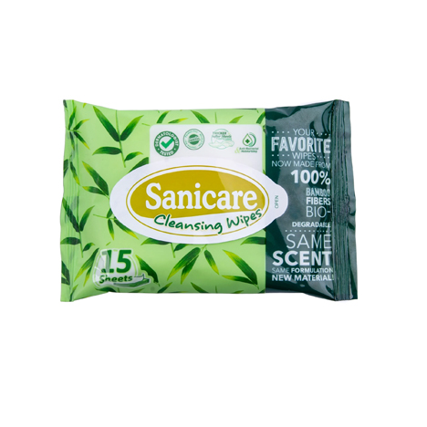 Cleansing Wipes Bamboo Fibers