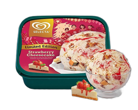 Ice Cream Strawberry Cheesecake 1.25L