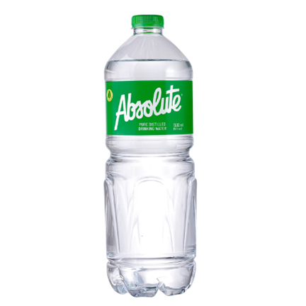 Pure Distilled Drinking Water Cold