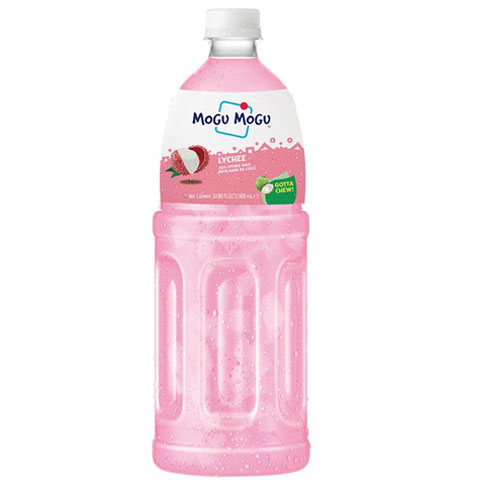 Lychee Juice with Nata de Coco Cold