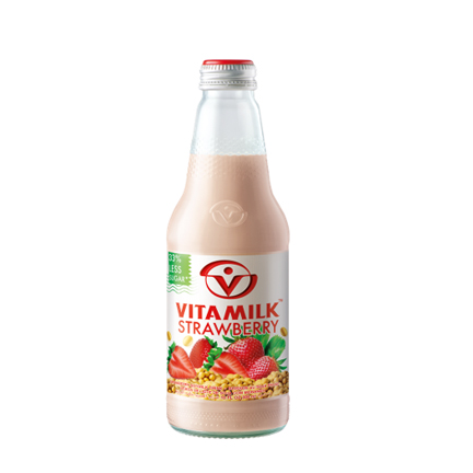 Soymilk Drink Strawberry Cold