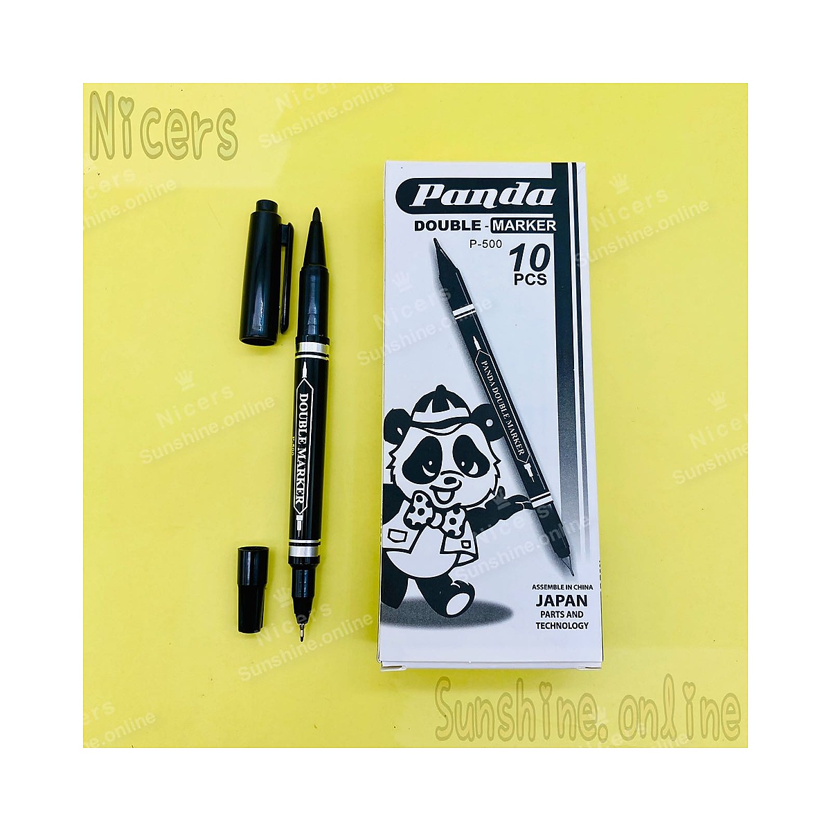 Panda Double Marker P500 Bk