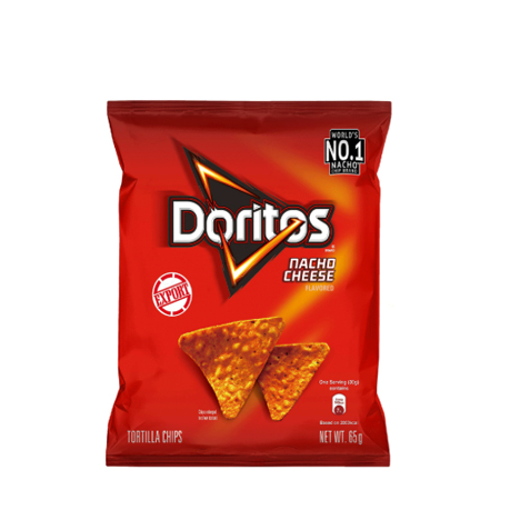 Doritos Nacho Cheese Flavored Tortilla Chips