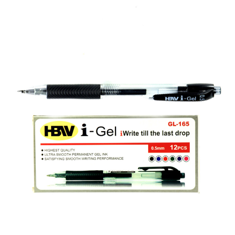 Hbw i -GEL 165 Pen Black