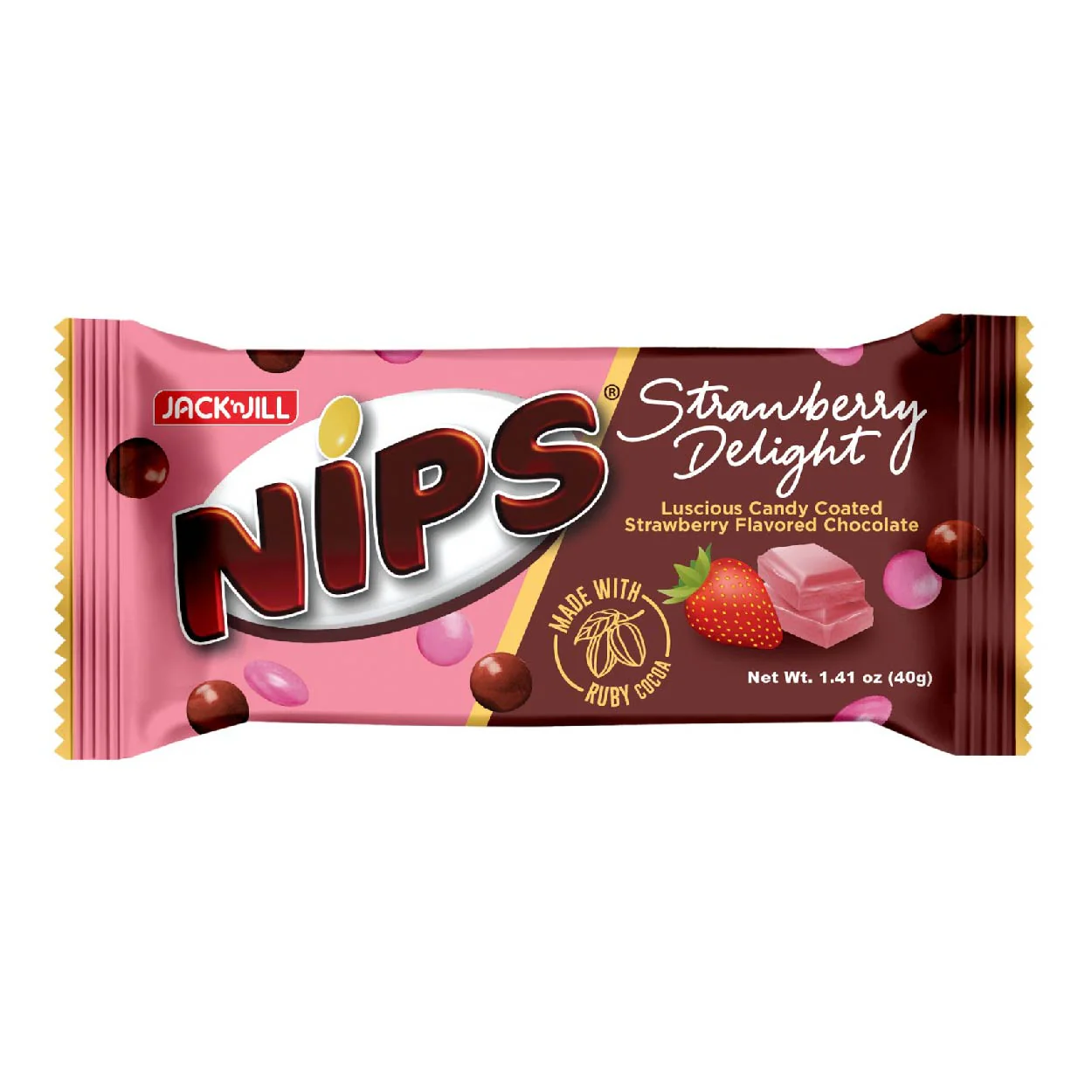 Nips Strawberry Delight 40g/12/16