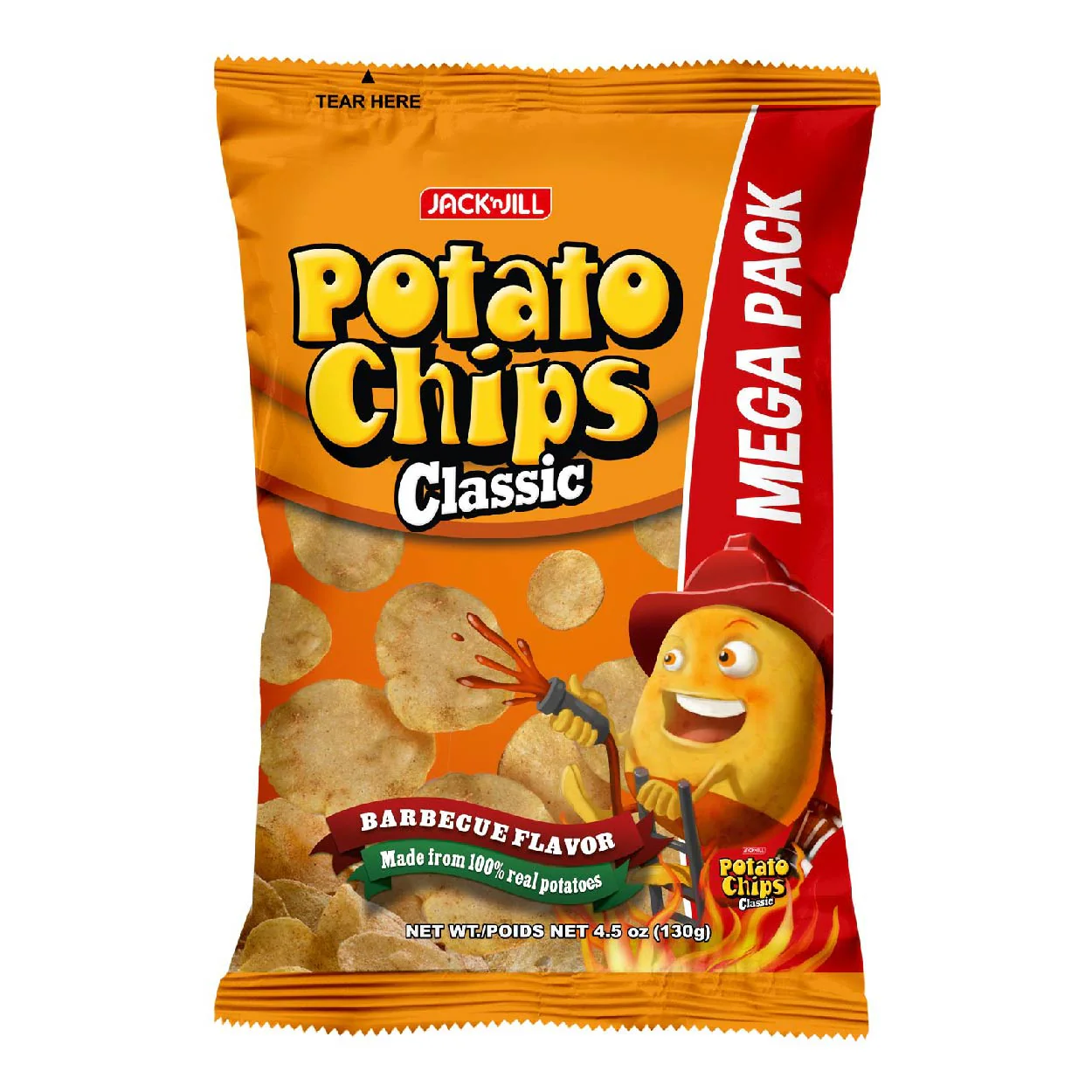 Potato Chips Classic Barbeque 130g/18